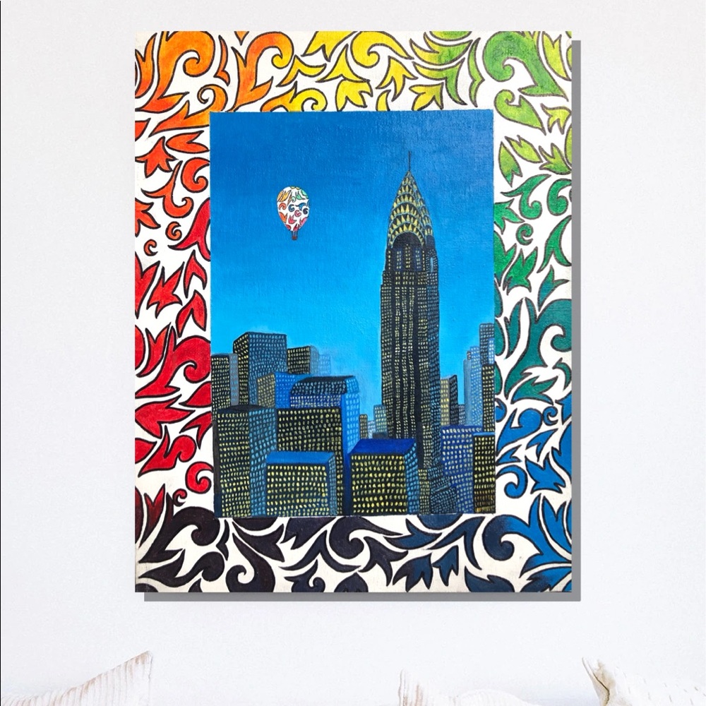 Above Newyork painting